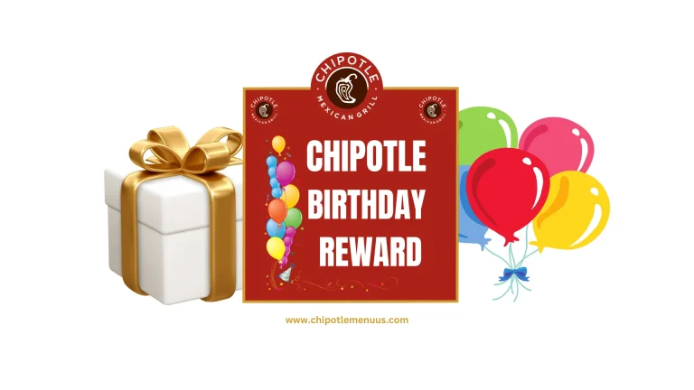 Chipotle Birthday reward