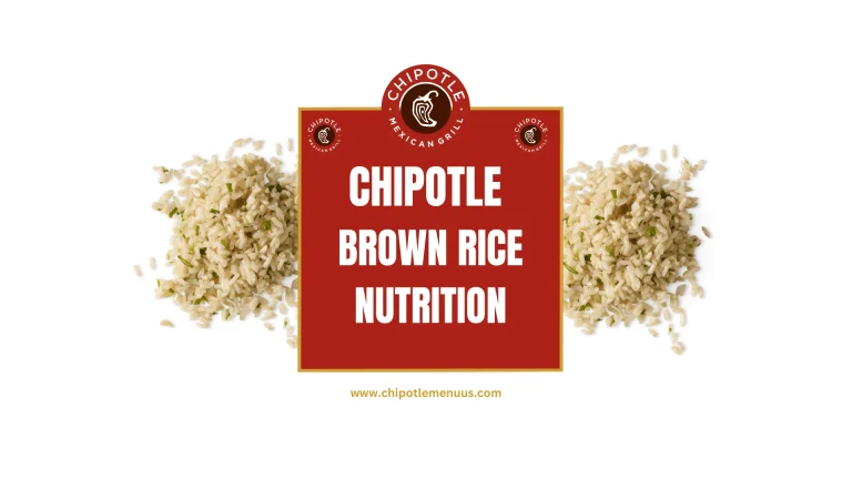 Chipotle Brown Rice Nutrition Facts