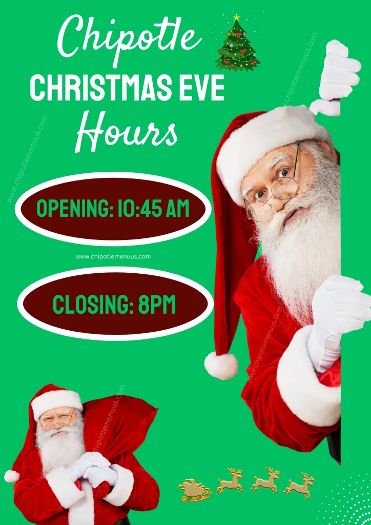 Chipotle Christmas Eve Hours